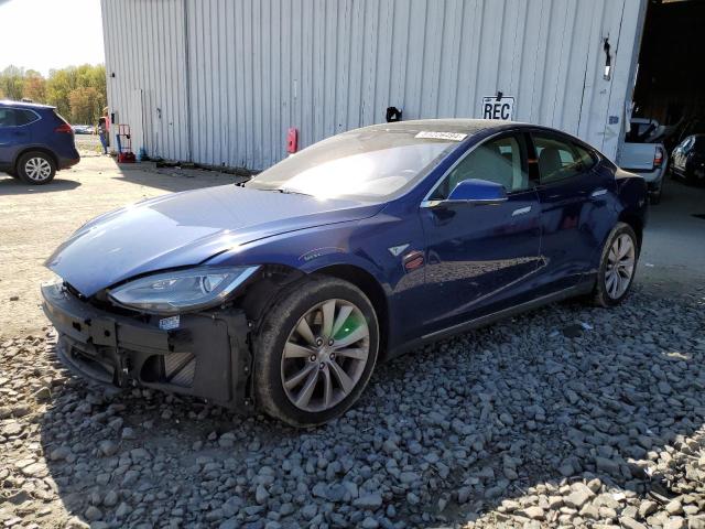 5YJSA1E22FF110841 - 2015 TESLA MODEL S Mavi foto 1
