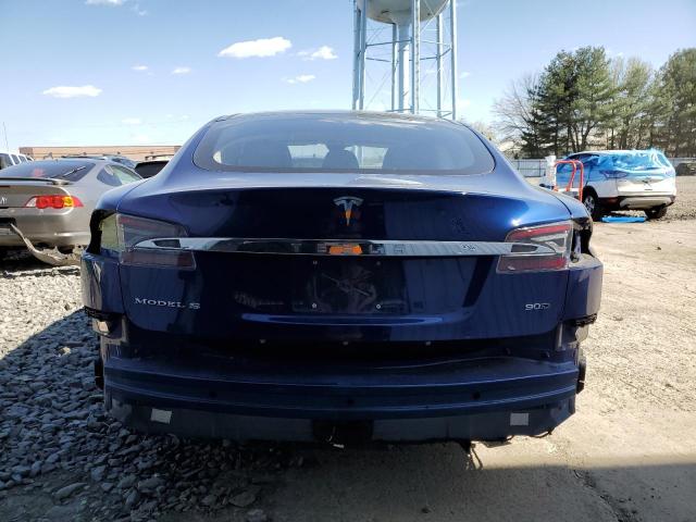 5YJSA1E22FF110841 - 2015 TESLA MODEL S Mavi foto 6