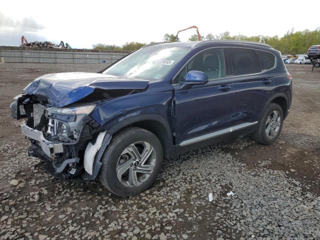 5NMS2DAJ6MH352068 - 2021 HYUNDAI SANTA FE SEL BLUE photo 1