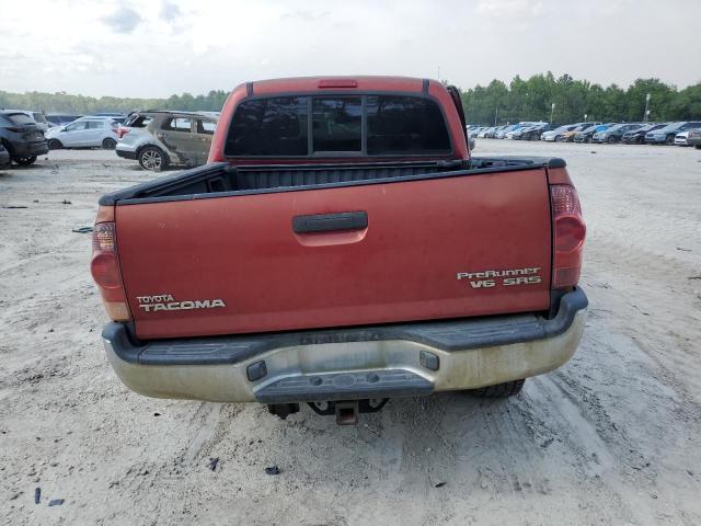 3TMJU62N86M009913 - 2006 TOYOTA TACOMA DOUBLE CAB PRERUNNER RED photo 6