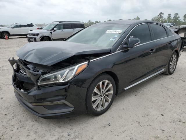 5NPE34AF4HH552865 - 2017 HYUNDAI SONATA SPORT BLACK photo 1