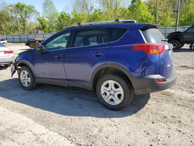 2T3BFREV0EW182026 - 2014 TOYOTA RAV4 LE BLUE photo 2