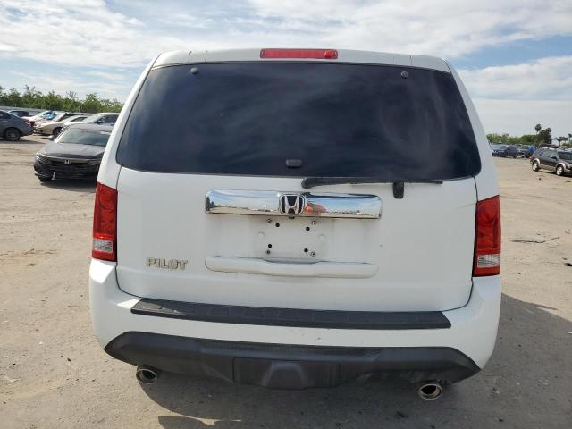 5FNYF3H4XFB020454 - 2015 HONDA PILOT EX WHITE photo 6