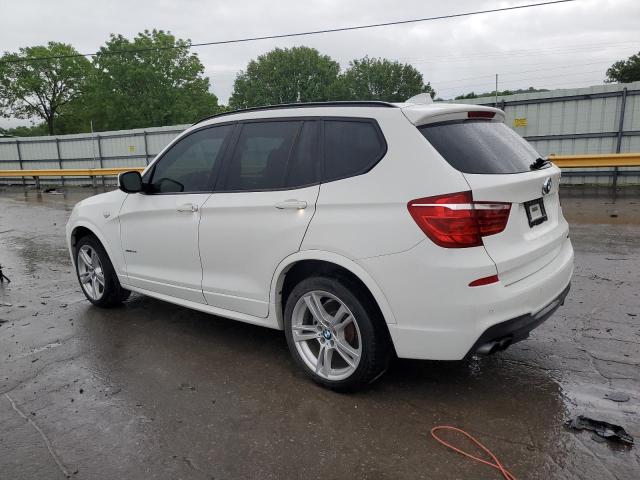 5UXWX7C5XCL975628 - 2012 BMW X3 XDRIVE35I WHITE photo 2