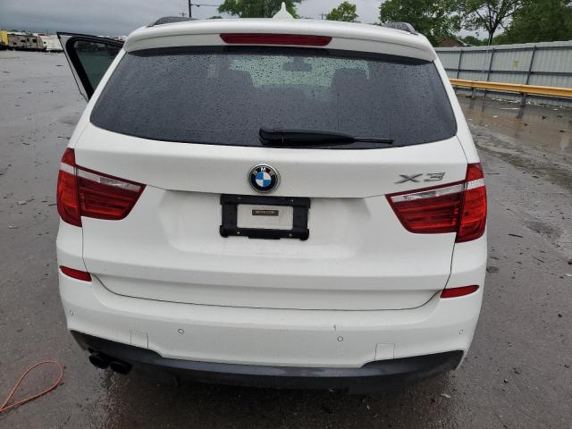 5UXWX7C5XCL975628 - 2012 BMW X3 XDRIVE35I WHITE photo 6