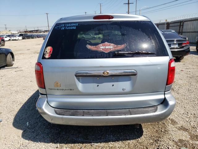 1A4GP45R36B667354 - 2006 CHRYSLER TOWN & COU BLUE photo 6