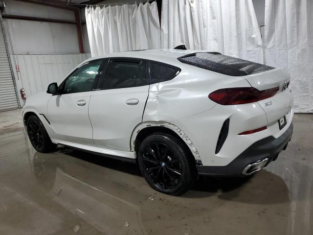 5UXCY6C08P9N55545 - 2023 BMW X6 XDRIVE40I WHITE photo 2