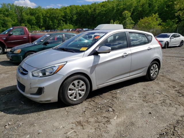 KMHCT5AE7FU205694 - 2015 HYUNDAI ACCENT GS SILVER photo 1