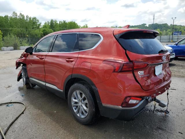 5NMS3CAD7KH128287 - 2019 HYUNDAI SANTA FE SEL RED photo 2