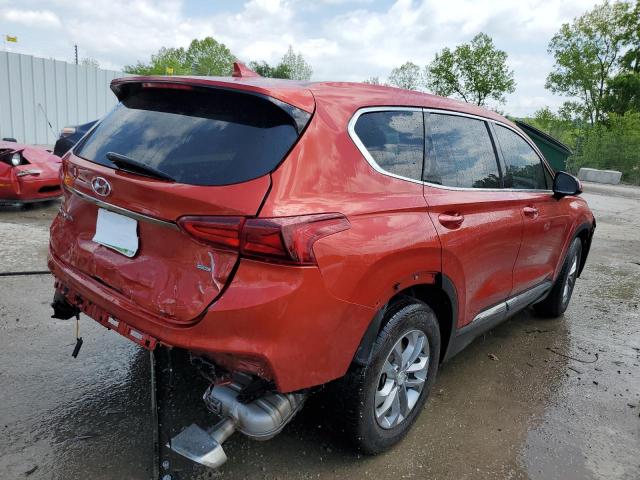 5NMS3CAD7KH128287 - 2019 HYUNDAI SANTA FE SEL RED photo 3