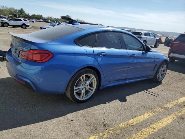 WBA4J3C52JBL04490 - 2018 BMW 430XI GRAN COUPE BLUE photo 3
