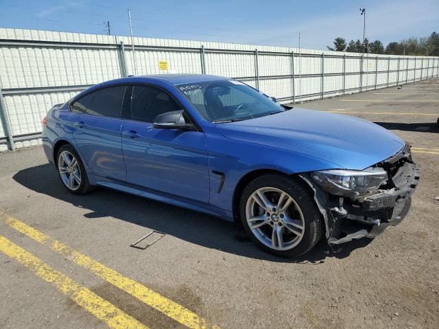 WBA4J3C52JBL04490 - 2018 BMW 430XI GRAN COUPE BLUE photo 4