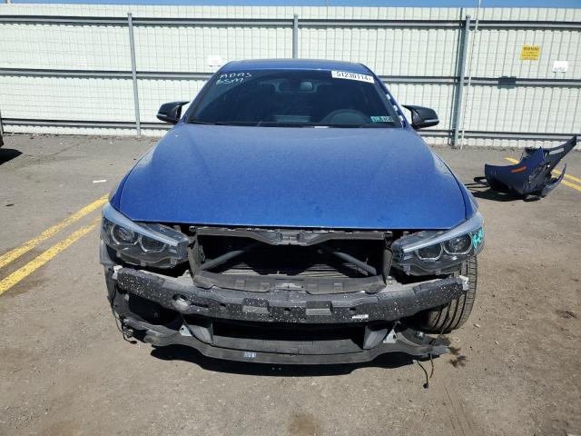 WBA4J3C52JBL04490 - 2018 BMW 430XI GRAN COUPE BLUE photo 5