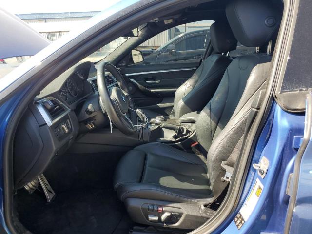 WBA4J3C52JBL04490 - 2018 BMW 430XI GRAN COUPE BLUE photo 7