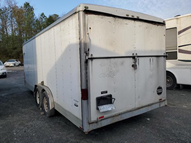 1WC200J2121100658 - 2002 WELLS CARGO ENCLSDTRLR თეთრი ფოტო 3