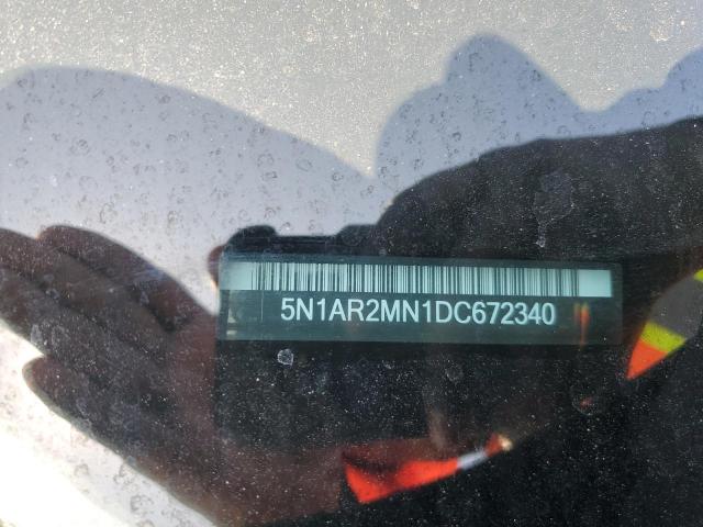 5N1AR2MN1DC672340 - 2013 NISSAN PATHFINDER S 黑色 照片 12