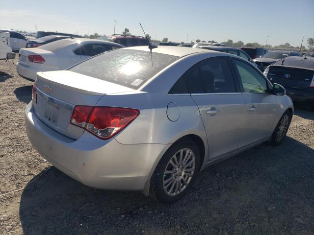 1G1PJ5SC4C7211707 - 2012 CHEVROLET CRUZE ECO SILVER photo 3