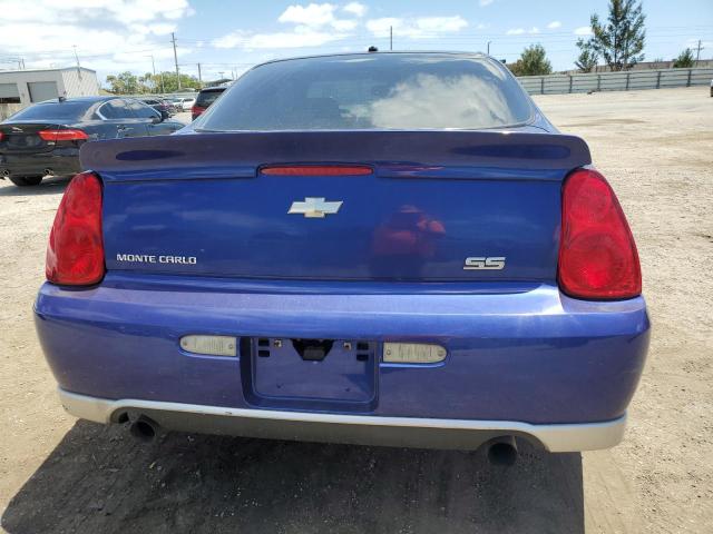 2G1WL15C969362801 - 2006 CHEVROLET MONTE CARL SS BLUE photo 6