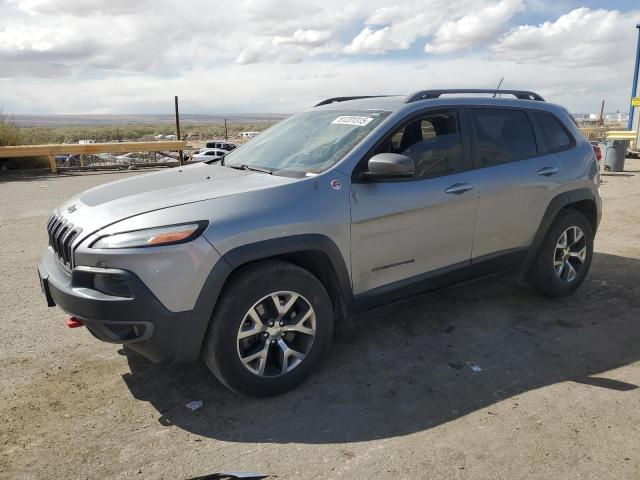 1C4PJMBS8FW641128 - 2015 JEEP CHEROKEE TRAILHAWK SILVER photo 1