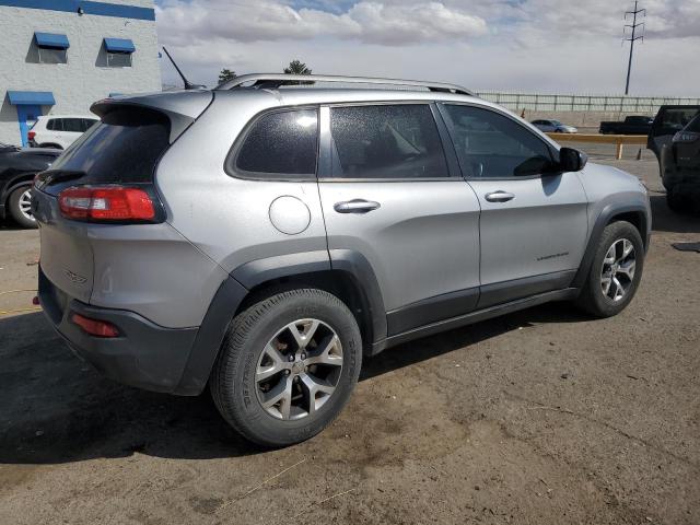 1C4PJMBS8FW641128 - 2015 JEEP CHEROKEE TRAILHAWK SILVER photo 3