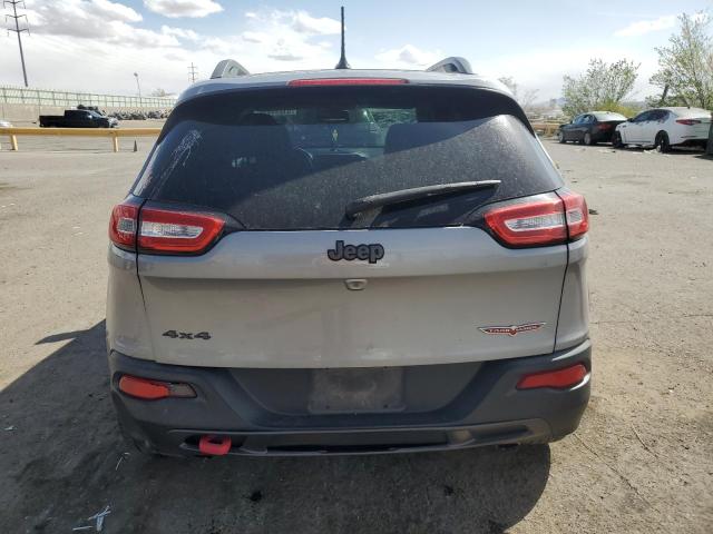 1C4PJMBS8FW641128 - 2015 JEEP CHEROKEE TRAILHAWK SILVER photo 6