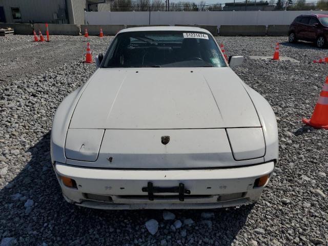 WP0AA0941HN452822 - 1987 PORSCHE 944 S WHITE photo 5