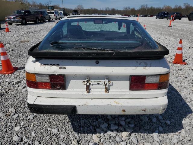 WP0AA0941HN452822 - 1987 PORSCHE 944 S WHITE photo 6