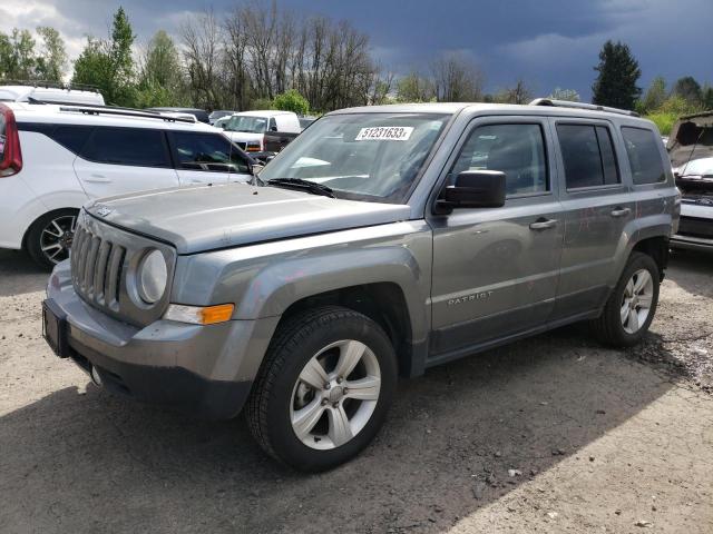 1C4NJRCB3ED520231 - 2014 JEEP PATRIOT LIMITED GRAY photo 1