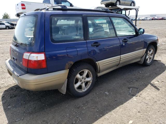 JF1SF65581H723439 - 2001 SUBARU FORESTER S ლურჯი ფოტო 3