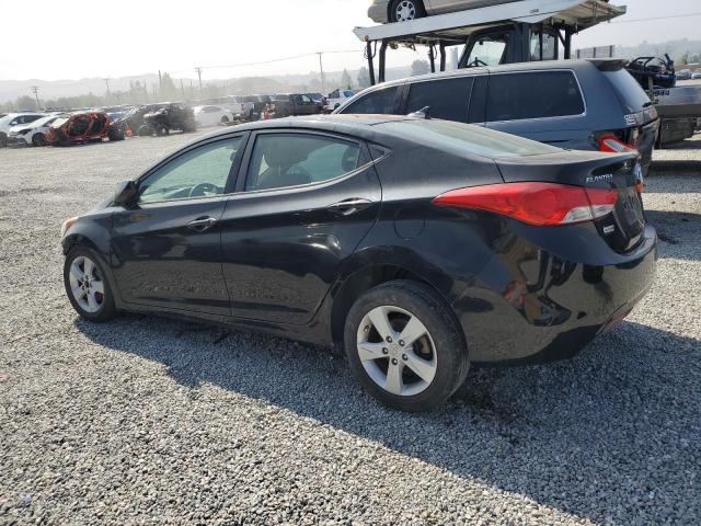 KMHDH4AE7CU181554 - 2012 HYUNDAI ELANTRA GLS BLACK photo 2