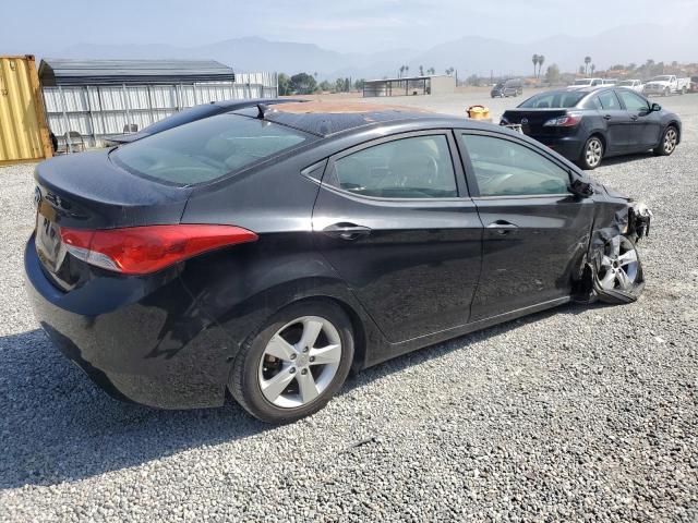 KMHDH4AE7CU181554 - 2012 HYUNDAI ELANTRA GLS BLACK photo 3