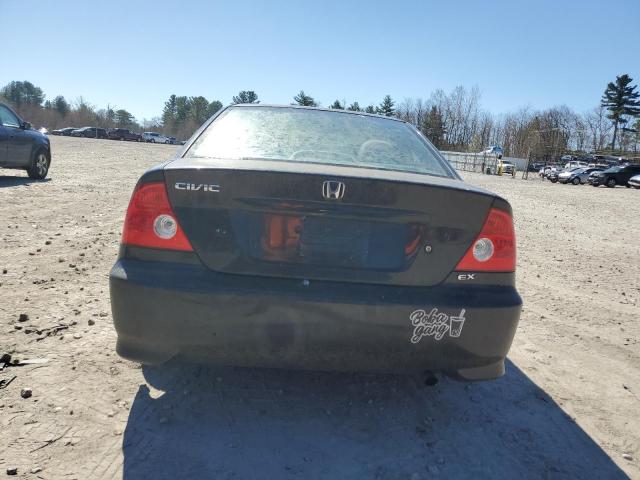 1HGEM22954L012992 - 2004 HONDA CIVIC EX BLACK photo 6