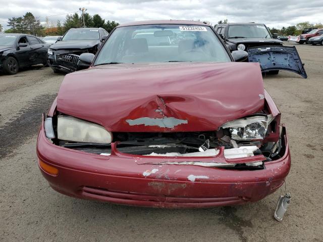 1Y1SK526XSZ041960 - 1995 GEO PRIZM BASE BURGUNDY photo 5