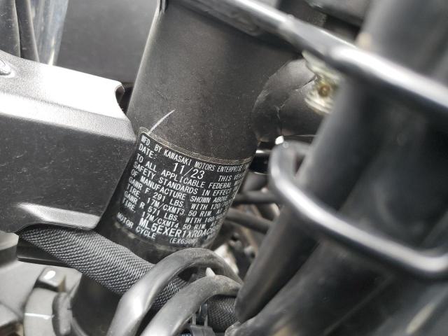 ML5EXER1XRDAC6081 - 2024 KAWASAKI EX650 R GRAY photo 9
