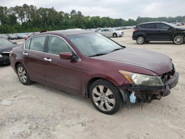 1HGCP368X8A024689 - 2008 HONDA ACCORD EXL MAROON photo 4