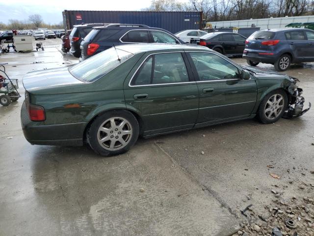 1G6KY54981U186536 - 2001 CADILLAC SEVILLE STS GREEN photo 3