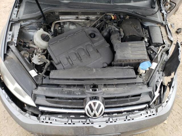 3VWRA7AU5FM092224 - 2015 VOLKSWAGEN GOLF TDI GRAY photo 11