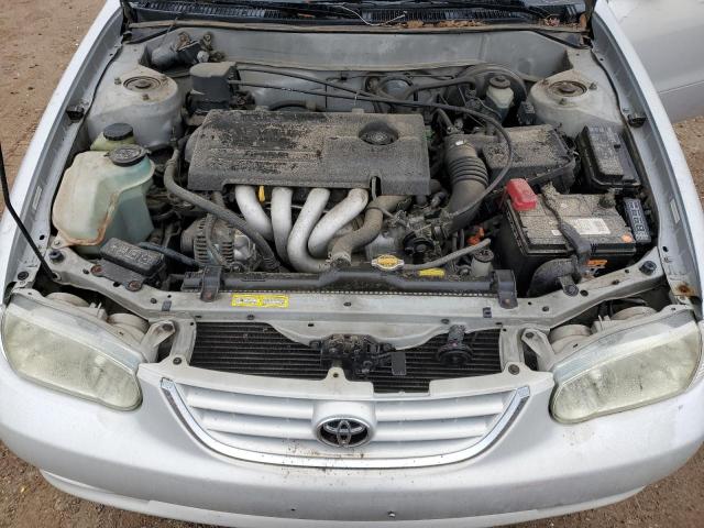 2T1BR12E32C584559 - 2002 TOYOTA COROLLA CE SILVER photo 11