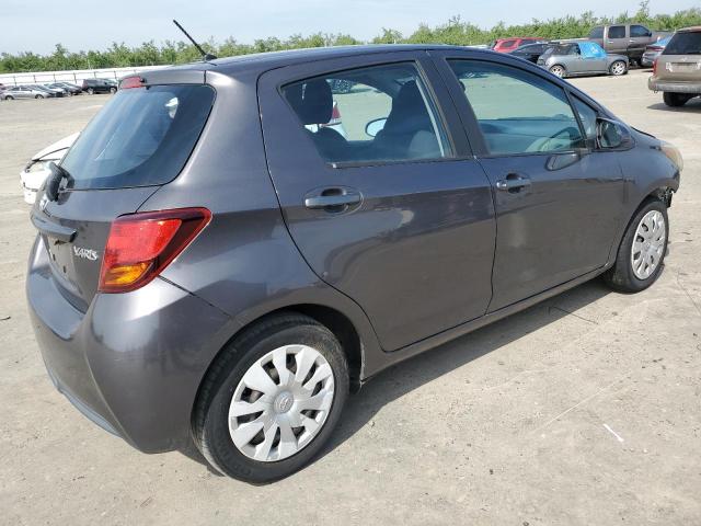 VNKKTUD3XFA032279 - 2015 TOYOTA YARIS GRAY photo 3