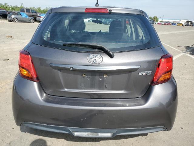 VNKKTUD3XFA032279 - 2015 TOYOTA YARIS GRAY photo 6