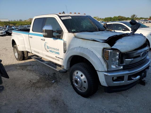 1FT8W4DT1KEG00027 - 2019 FORD F450 SUPER DUTY WHITE photo 4