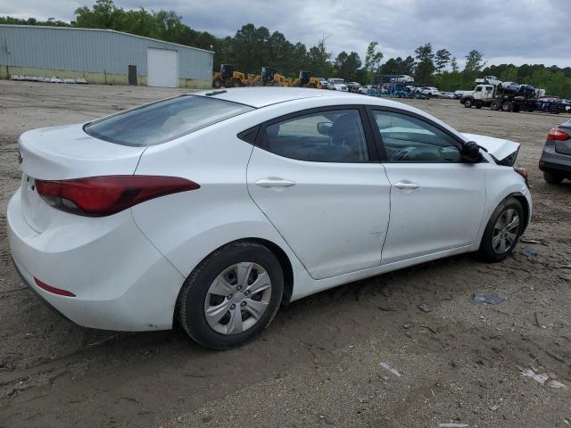 5NPDH4AE0GH669202 - 2016 HYUNDAI ELANTRA SE WHITE photo 3