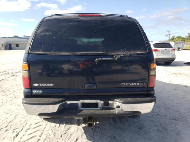 1GNEC13T75J175315 - 2005 CHEVROLET TAHOE C1500 BLUE photo 6