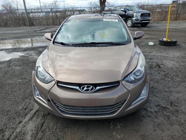 KMHDH4AHXEU190021 - 2014 HYUNDAI ELANTRA SE BEIGE photo 5