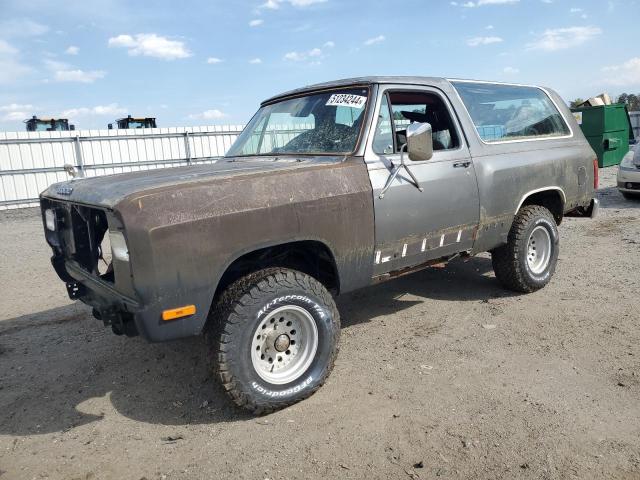 3B4GM07Y2KM921423 - 1989 DODGE RAMCHARGER AW-100 GRAY photo 1