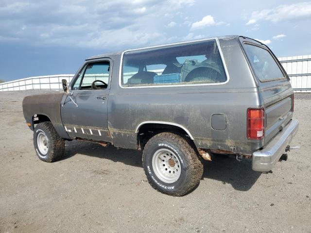 3B4GM07Y2KM921423 - 1989 DODGE RAMCHARGER AW-100 GRAY photo 2