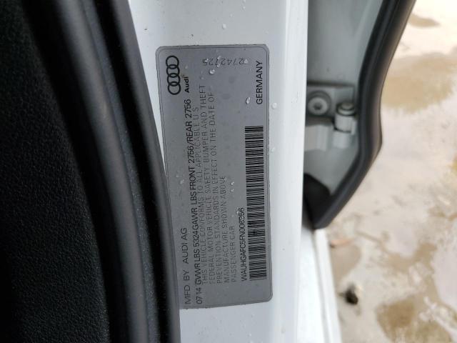 WAUHGAFC5FN006956 - 2015 AUDI A6 PRESTIGE Ağ foto 12