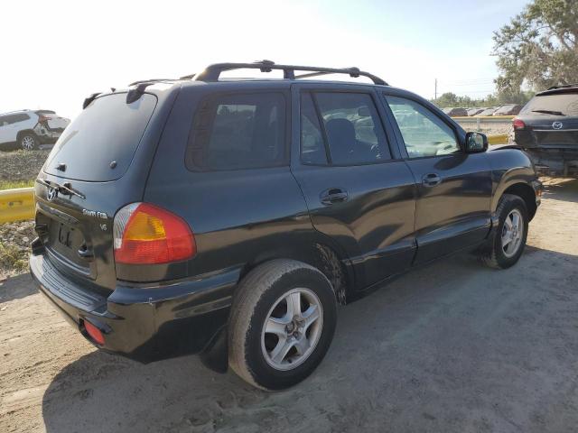 KM8SC13D53U394964 - 2003 HYUNDAI SANTA FE GLS BLACK photo 3