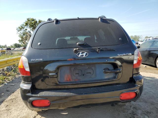 KM8SC13D53U394964 - 2003 HYUNDAI SANTA FE GLS BLACK photo 6