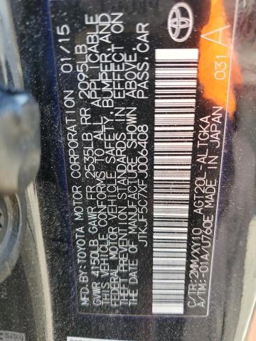 JTKJF5C7XFJ006408 - 2015 TOYOTA SCION TC 双色 照片 13